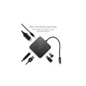 Green Cell AK61 laptop dock/port replicator USB 3.2 Gen 1 (3.1 Gen 1) Type-C Silver