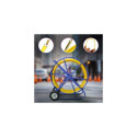 Extralink Cable pulling rod Pilot 9mm 100m glass fibre FRP, d. 9mm, l. 100m, yellow