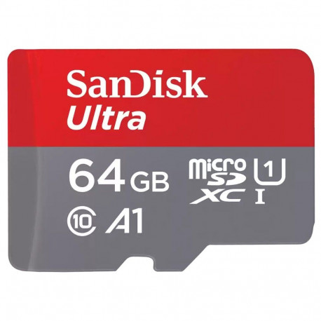 Sandisk mälukaart Ultra microSDXC-SD-adapter kaasas 64GB