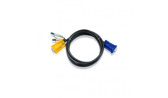 "ATEN 2L-5203A KVM Anschlusskabel 3m mit Audio schwarz"
