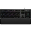 "Logitech G513 Carbon Lightsync RGB Mechanical Gaming Keyboard GX Brown Carbon DEU Central"