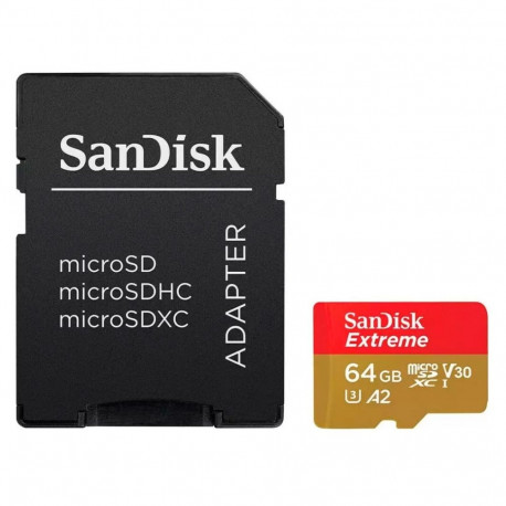 "CARD 64GB SanDisk Extreme PLUS microSDXC 200MB/s +Adapter"