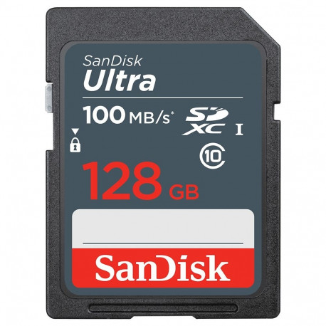"CARD 128GB SanDisk Ultra SDXC 100MB/s"