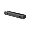 "LogiLink Management Führungstablett zur Untertischmontage 600 x 76 x 114mm Schwarz"