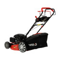 Benzīna zāles pļāvējs YATO YT-85528, 51 cm, LONCIN dzinējs 196 cm³, 8 pozīciju augstuma regulēšana