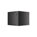 Lanberg hanging rack cabinet 19" 9U 600X600 black V2