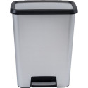metallist prügikast Compatta 50L hõbedane 8013183122461