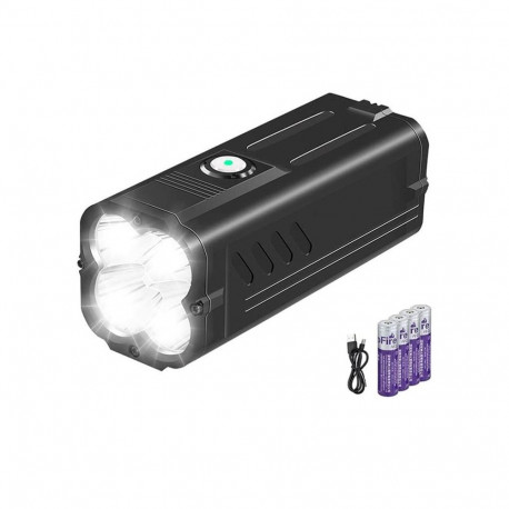 FLASHLIGHT RECH 6000LM4X18W4X18650IP44