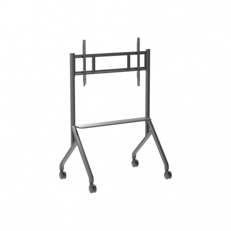 TECHLY multifunktsionaalne mobiilne põrandastatiiv 55–86-tollistele LCD/LED/plasma teleritele must