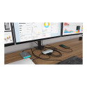 I-TEC USB-C Metal Nano Dock 2xDP 1xHDMI 1xGLAN 1xAudio/Mic 2xUSB 3.1 2xUSB 2.0 1xUSB-C Data 1xUSB-C 