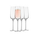 CHAMPAGNE GLASS MODERN 0.220L 4PCE