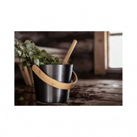 RENTO ALUMINIUM BUCKET BROWN/BLACK