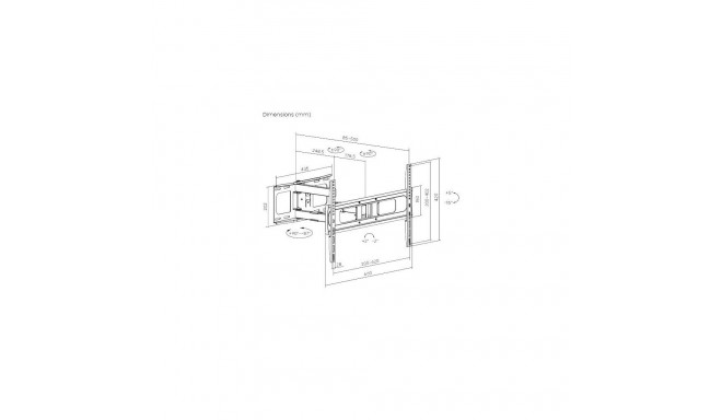 TV WALL MOUNT LPA80-463D