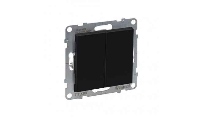 2G kahepoolne lüliti automaatklemmid must