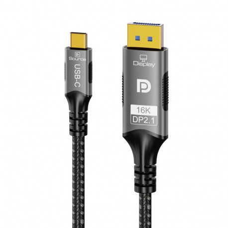 PremiumCord cable USB-C to DisplayPort 16K@30Hz, 8K@60Hz, 4k@240Hz 2m