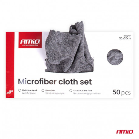 Mikrokiudlappide komplekt 50 tk, 30x30 cm