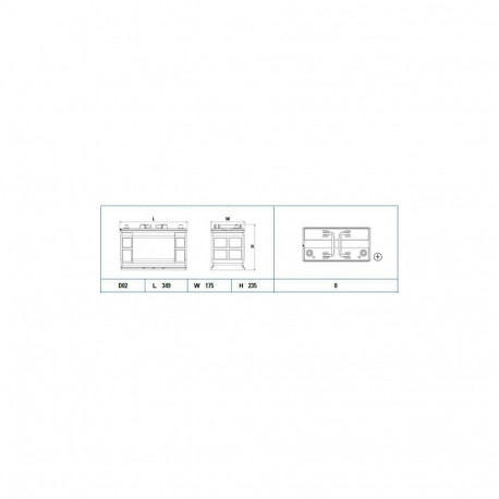 Exide StartPRO 110Ah750A 349x175x235-+