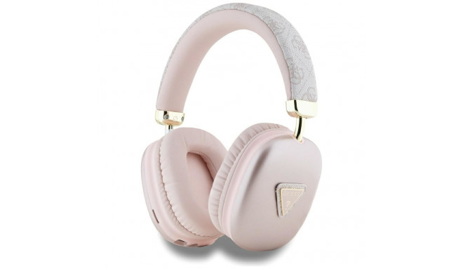 Guess Triangle Logo Over-Ear Headphones - Pink
