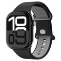 Spigen Nano Pop Strap for Apple Watch 44 / 45 / 46 / 49 mm - Black and Gray