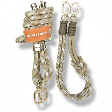 Nimmy Cool&Cute 2.0 crossbody + handstrap set - brown