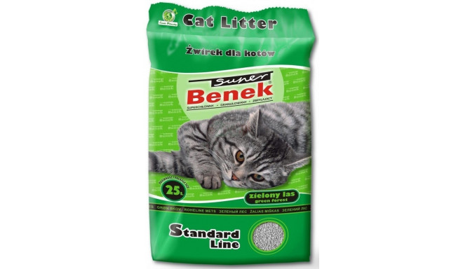 Certech Super Benek Standard Green Forest - Cat Litter Clumping 25 l (20 kg)