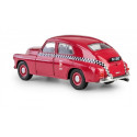 Pojazd prl warszawa m20 taxi wiśniowy