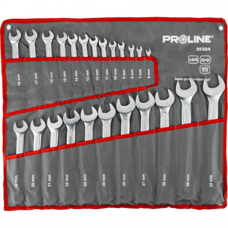 proline 24-osaline silmus-lehtvõtmete komplekt (6-32), DIN3113, CV