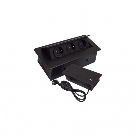 Izoxis 21659 tööpinna sisse peidetav kolmekordne pistikupesa