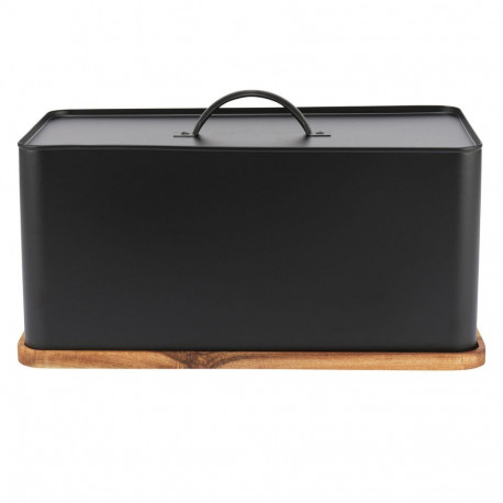 Salter BW13564EU7 Toronto Bread Bin with Chopping Board Black
