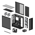 Case|ARCTIC|Xtender VG (Black)|Case product features Transparent panel|Not included|Colour Black|ACP