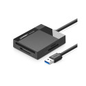 Ugreen USB 3.0 SD | micro SD | CF | MS kaardilugeja must (30231)