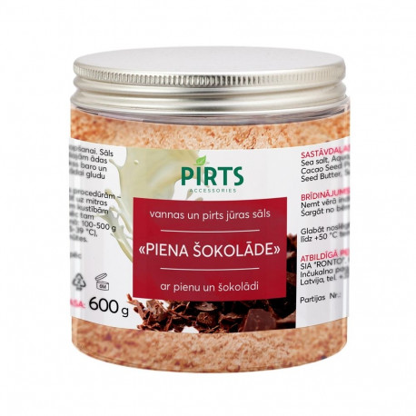 SEASALT AND SAUNAS MILK CHOCOLAT 600G