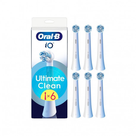 BRUSH HEAD IO 6PCS ORAL-B ULT CLEAN WH