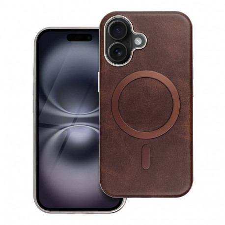 Case for iPhone 17 PRO Gentleman Mag Cover compatible with MagSafe brown
