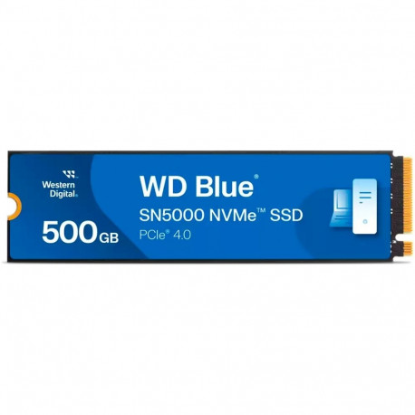 WD Blue SN5000 500 GB, SSD (blue, PCIe 4.0 x4, NVMe, M.2 2280)