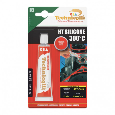 Silikoonhermeetik punane Technicqll 20ml