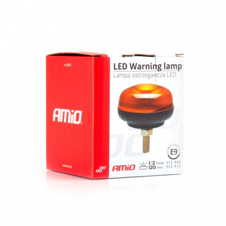 Vilkur 18 Ledi, poltkinnitus,12/24V, IP56, oranž