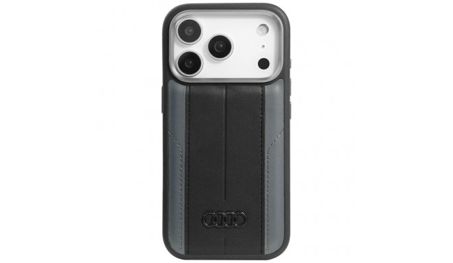 Audi A6 Synthetic Leather MagSafe Case for iPhone 17 Pro - Black