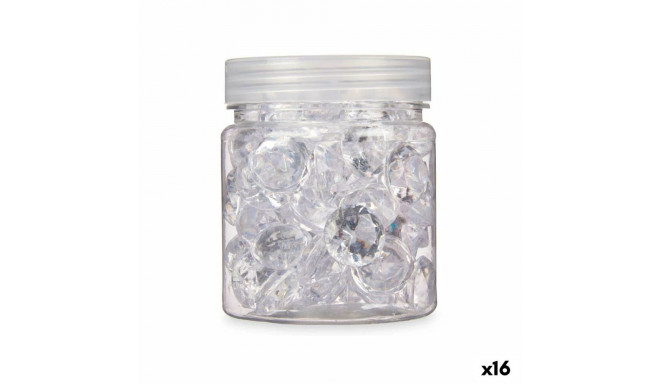 Dekoratiivkivid Gift Decor 6007XYP-T 6007XYP-T Läbipaistev 150 g Teemant (16 Ühikut)