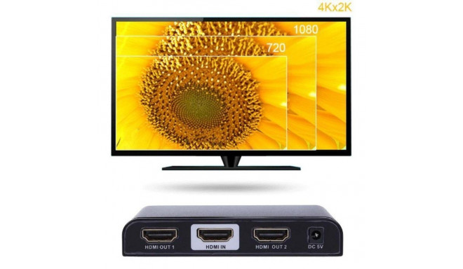 Techly IDATA HDMI-jaotur HDMI2-4K2 2x HDMI