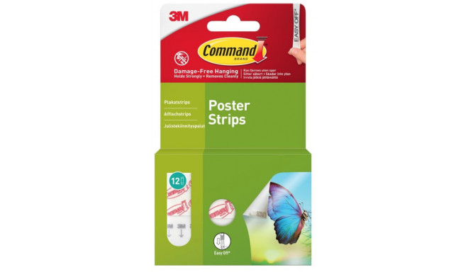 3M Command Poster Strips 12pcs
