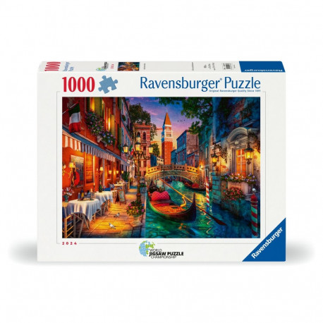 Ravensburger pusle 1000 tk: gondlisõit Veneetsias