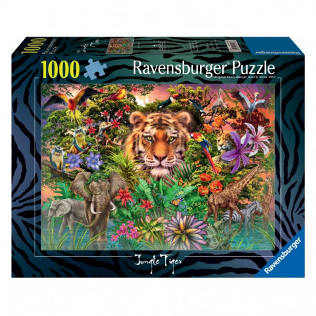 Ravensburger pusle 1000 tk: tiiger džunglis