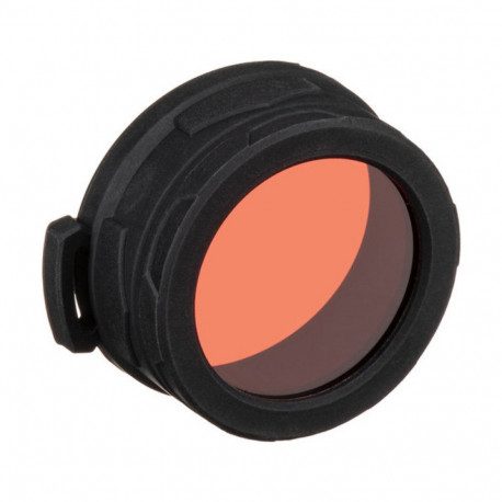 Nitecore NFR50 rood filter voor zaklampen met 50mm kopdiameter