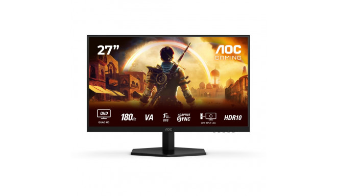 "68,6 cm/27"" (2560×1440) AOC 27G42XNE 16:9 QHD Fast VA 0,5 ms 180 Hz HDMI DisplayPort VESA Black"