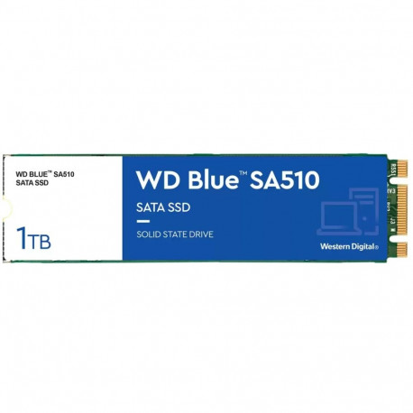 "M.2 WD Blue SA510 1TB M.2 2280 SATA III 6Gb/s internal single-packed"