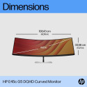 HP E45c G5 5K Curved Charging Monitor - 44.5" 5120x1440 5K DQHD 400-nit 165Hz AG, Curved, VA, 2x USB