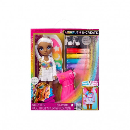 Lalka Rainbow High Air Brush, Grey Eyes