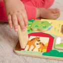 Wooden board Farm Animals