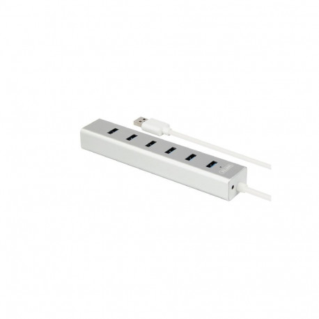 HUB 7x USB3.0 ALU. WITH POWER SUPLY; Y-3090
